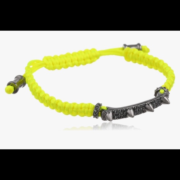 NWOT Vince Camuto Neon Hematite Studded Bracelet - Picture 1 of 6